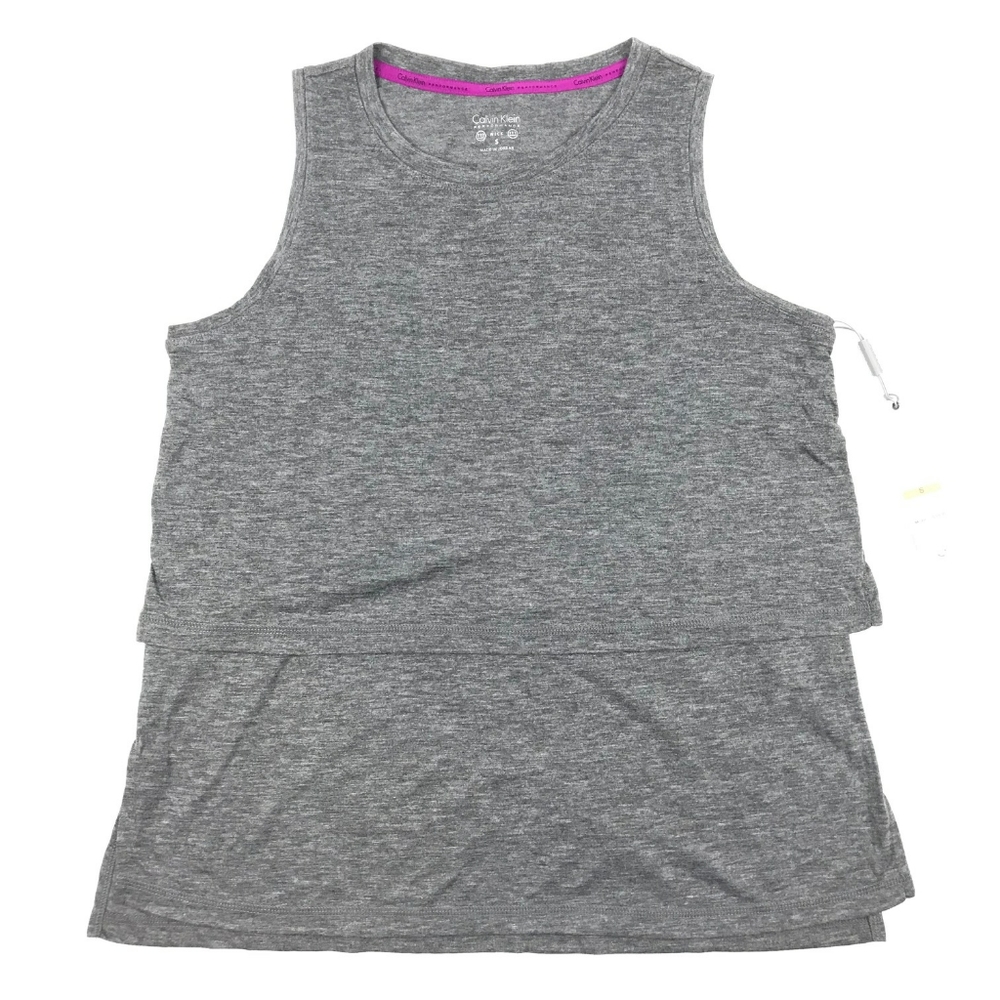 Calvin Klein Gray Performance Tank Top